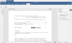 Abbildung 8: Anders als die Online-Version erlaubt die Desktop-Variante von OnlyOffice das Verschl&uuml;sseln von Dokumenten.