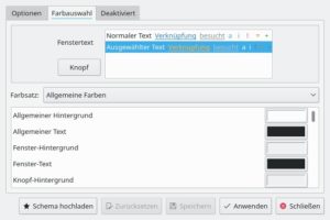 Abbildung 6: … sondern kann auch deren Einzelfarben seinen Wünschen entsprechend anpassen.