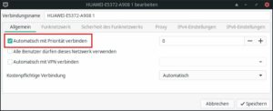 Abbildung 10: Auch Manjaro bietet bequeme Einstelloptionen f&uuml;r das WLAN.