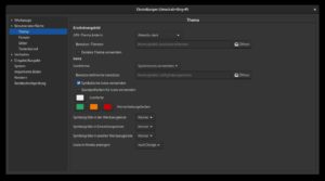 Abbildung 2: Die neuen Einstellungsm&ouml;glichkeiten erlauben es, programmspezifische Iconsets oder Themes zu installieren.