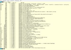 Abbildung 3: Der Blick auf die Prozesse, die Systemd direkt startet, zeigt die oft kritisierte tiefe Verzahnung mit dem gesamten System.
