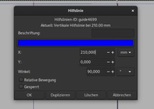 Abbildung 6: Der Dialog f&uuml;r F&uuml;hrungslinien verf&uuml;gt nun &uuml;ber eine neue Funktion, &uuml;ber die Sie die Linien bei Bedarf duplizieren.