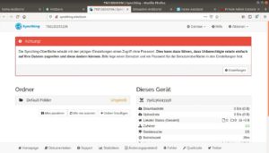 Abbildung 9: Mit Syncthing verf&uuml;gt Mistborn &uuml;ber eine leistungsstarke Software zum Synchronisieren von Daten im lokalen Netz und auf entfernten Rechnern.