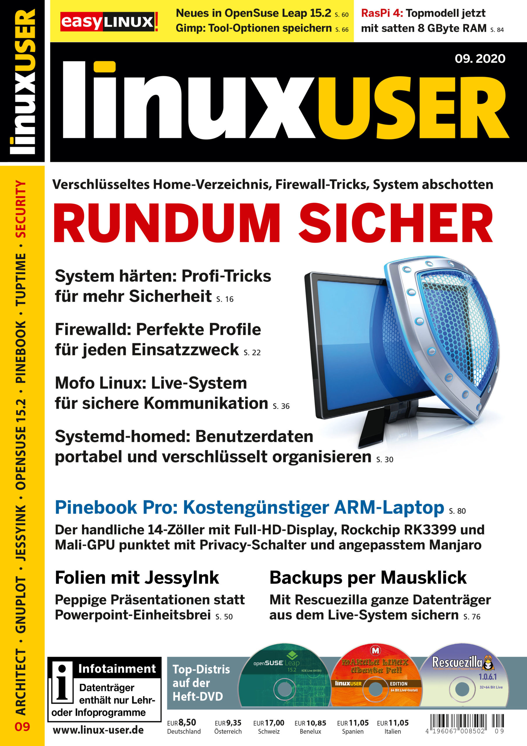 Heftcover LinuxUser 09/2020