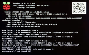 Abbildung 3: Um eine 32-Bit-Installation von RasPi&nbsp;OS auf einem Raspberry&nbsp;Pi&nbsp;4 von USB zu starten, braucht es aktuell noch eine Reihe von Klimmz&uuml;gen.