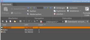 Abbildung 4: Mit wenigen Klicks lassen sich Inhalte aus Datenbanken in Textdokumente importieren.