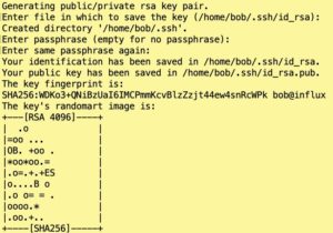 Abbildung 5: SSH-Schlüssel machen ein komfortables Login auf entfernte Rechner ohne Passwort möglich.