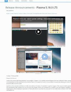 Abbildung 7: Auch die KDE-Entwickler gestalten ihre Release Notes anschaulich und für jedermann verständlich.