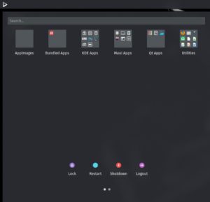 Abbildung 1: Das eigentliche Menü bietet einen unerwarteten Anblick: Es sortiert die Apps nach Herkunft und Kriterien wie Konvergenz und Cross-Plattform-Fähigkeit.