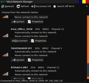 Abbildung 3: Das WLAN funktioniert mit Fluxuan in vielen F&auml;llen erst nach etwas Handarbeit.