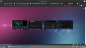 Abbildung 3: Obwohl der aus Qupzilla hervorgegangene Browser Falkon seit einiger Zeit der Standard-Browser bei KDE ist, sieht man ihn nicht oft vorinstalliert. Artix setzt das Plasma-Konzept konsequent um und bietet deshalb Falkon an.