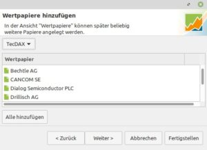 Abbildung 2: Die Stammdaten Ihres Wertpapierdepots erfassen Sie zun&auml;chst in einem Assistenten.