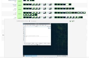 Abbildung 12: Hier hat OpenQA automatisiert den Editor Kate gestartet, ein paar Worte getippt und per Optical Character Recognition geprüft, ob diese im Programmfenster erscheinen.