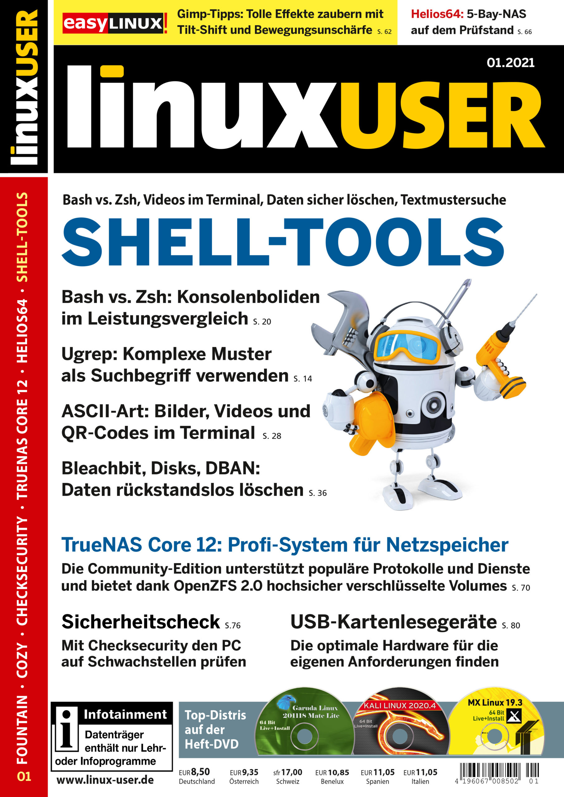 Heftcover LinuxUser 01/2021
