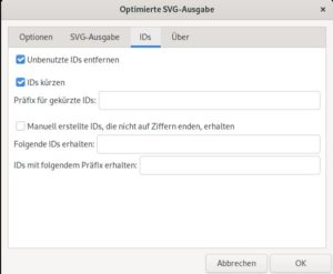 Abbildung 3: Der Reiter mit den ID-Funktionen im <span class="ui-element">Optimieren</span>-Dialog.