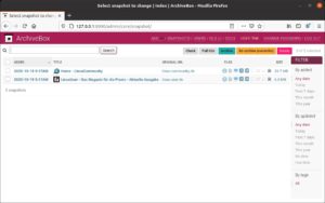 Abbildung 4: Über die Suchfunktion und die Filter am rechten Rand finden Sie schnell eine gewünschte Seite.