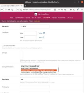 Abbildung 6: An der hakeligen Benutzerverwaltung zeigt sich deutlich das frühe Entwicklungsstadium der Software. Dennoch läuft das Werkzeug äußerst stabil.