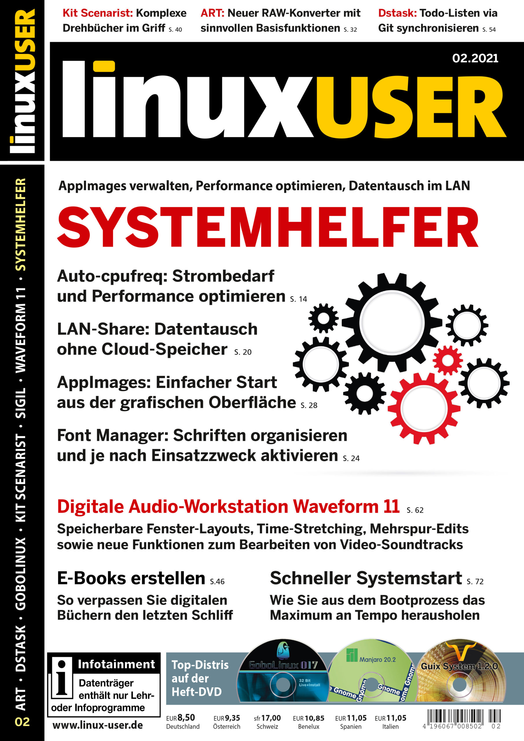 Heftcover LinuxUser 02/2021