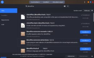 Abbildung 3: Mit Pamac steht in Garuda Linux ein grafisches Frontend zur Software-Installation bereit.