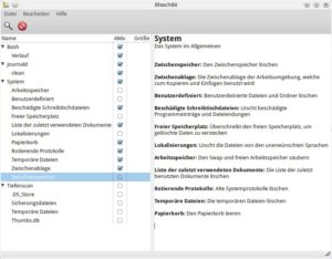 Abbildung 3: Auch über der ältere Oberfläche lassen sich obsolete Systemdateien löschen.