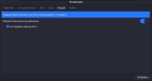 Abbildung 4: Garuda Linux kann auch mit Snap- und Flatpak-Paketen umgehen, was die Paketauswahl nochmal wesentlich erhöht.