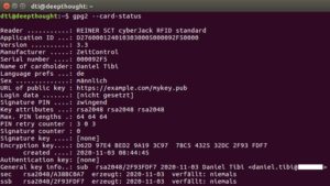 Abbildung 7: Auf einer OpenPGP Smartcard speichern Sie Ihren privaten PGP-Schl&uuml;ssel sicher ab.