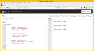 Abbildung 5: Bei Bedarf lassen sich Jq auch JSON-Ausgaben nach beliebigen Kriterien filtern.