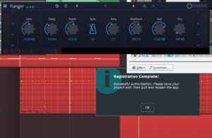 Abbildung 6: Der Tracktion Flanger gehört zu den DAW Essentials, die Sie ebenfalls freischalten müssen.