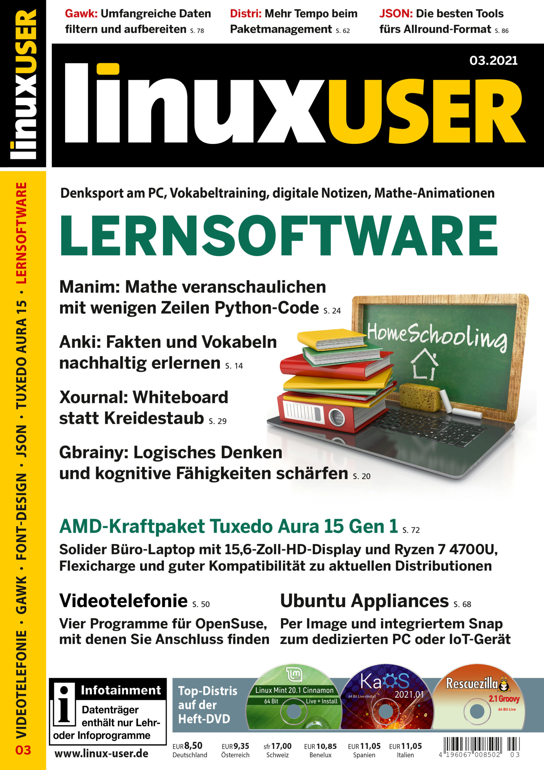 Heftcover LinuxUser 03/2021