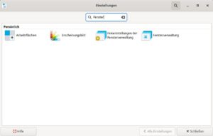 Abbildung 2: Der Konfigurationsdialog von XFCE&nbsp;4.16 hat eine bessere Suche und stellt die neuen Icons besonders gut heraus.