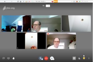 Abbildung 3: F&uuml;r kleinere Meetings ist die freie Browser-basierte Anwendung Jitsi Meet gut geeignet. Die Kommunikationspartner m&uuml;ssen keine zus&auml;tzliche Software installieren, sondern lediglich eine URL im Browser aufrufen.
