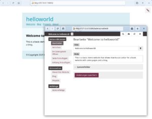 Abbildung 2: Dennoch bringt die Software ein grafisches Backend mit, in dem selbst WordPress-Anwender sich wohlf&uuml;hlen.