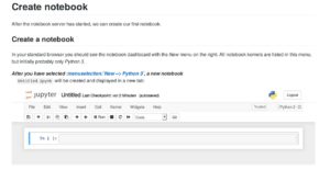 Abbildung 2: Übersetzter ReStructuredText aus dem Jupyter-Tutorial im Webbrowser.
