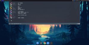 Abbildung 4: Der RAM-Verbrauch des Plasma-Desktops von Hefftor liegt im Leerlauf bei etwa 695 MByte und damit kaum höher als beim XFCE-Desktop.