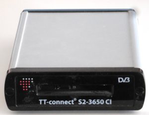 Abbildung 4: F&uuml;r &auml;ltere TV-Karten, wie diesem f&uuml;r Satellitenfernsehen ausgelegten Technotrend-Board, gibt es schon seit Langem einen stabilen Linux-Support.
