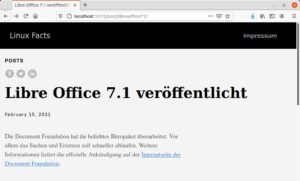 Abbildung 5: So pr&auml;sentiert das Theme Ananke Seiten vom Typ <code>post</code>&hellip;