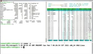 Abbildung 6: Als Standard-Terminalemulator dient das Multiview-Terminalprogramm Terminator.