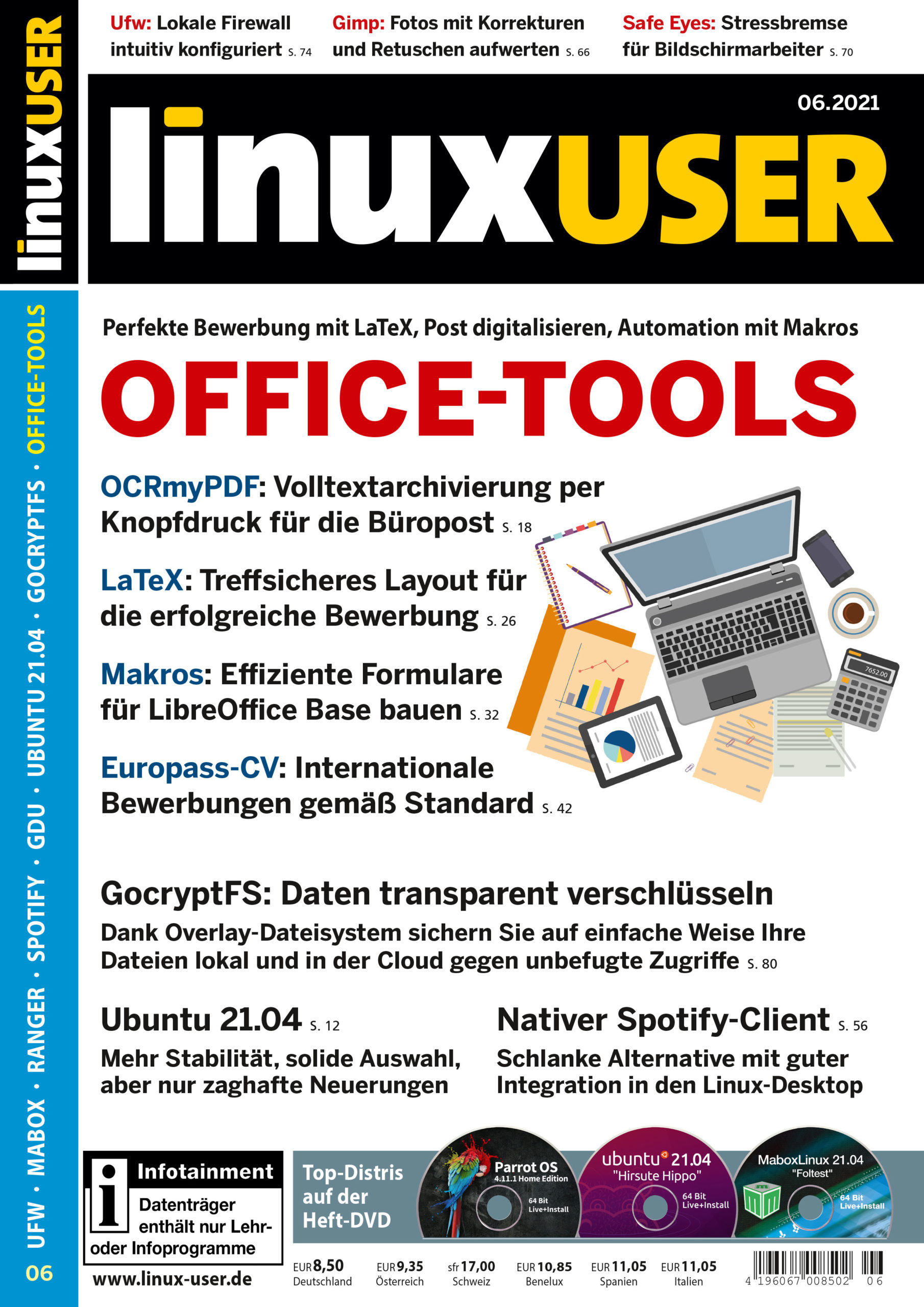 Heftcover LinuxUser 06/2021