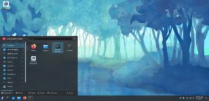 Abbildung 6: Der KDE-Spin von F34 basiert auf Plasma 5.21 und bringt das überarbeitete Kickoff-Menü mit.