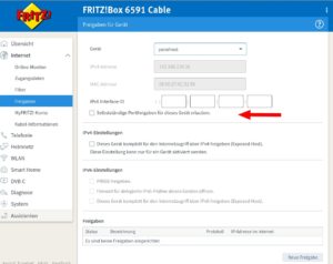 Abbildung 8: Neben der manuellen Port-Weiterleitung lassen sich im Router Ports f&uuml;r Yunohost auch automatisch per UPnP &ouml;ffnen. Das birgt gewisse Risiken.