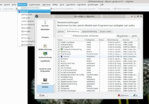Abbildung 10: Mithilfe eines Plugins lassen sich die GMIC-Filter auch direkt aus der Bildbearbeitung von Digikam heraus aufrufen.