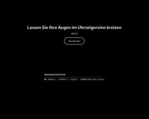 Abbildung 1: Safe Eyes erinnert daran, in regelmäßigen Abständen die Augen vom Bildschirm zu nehmen.