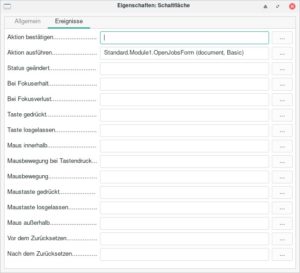 Abbildung 4: Das Ereignis <span class="ui-element">Aktion ausführen</span> entspricht dem Klick auf dem Button.