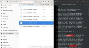 Abbildung 4: Scanbd legt die per Knopfdruck eingescannten Dokumente in einem freigegebenen Ordner ab. In der Sidecar-Datei im TXT-Format finden Sie den blanken Text des Dokuments.
