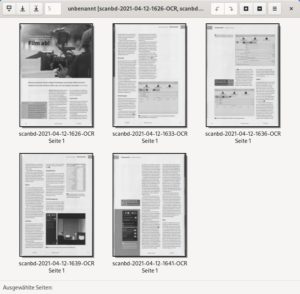 Abbildung 5: Bei Bedarf kombinieren Sie mit Anwendungen wie PDF Arranger die einzelnen Seiten eines Dokuments zu einer alle Seiten umfassenden PDF-Datei.