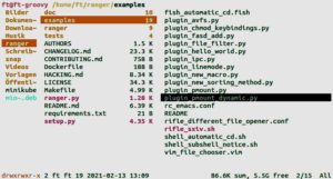 Abbildung 7: Ranger bringt bereits einige Plugins mit, weitere stehen auf Github samt Instruktionen zum Herunterladen bereit.