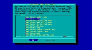 Abbildung 1: Slackware wirkt beim Einrichten optisch etwas antiquiert.
