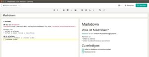 Abbildung 2: Laverna zeigt sich einfach und &uuml;bersichtlich. Das Formatieren von Notizen &uuml;bernimmt auch hier Markdown.
