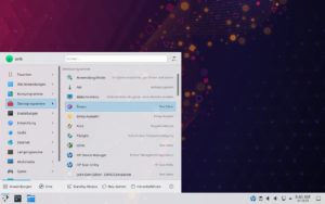 Abbildung 3: Als primäre Desktop-Umgebung nutzt Slackware den KDE Plasma.