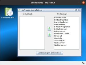 Abbildung 3: Die virtuellen Desktops ermöglichen auch eine Softwareinstallation.